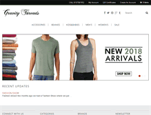 Tablet Screenshot of gravitythreads.com